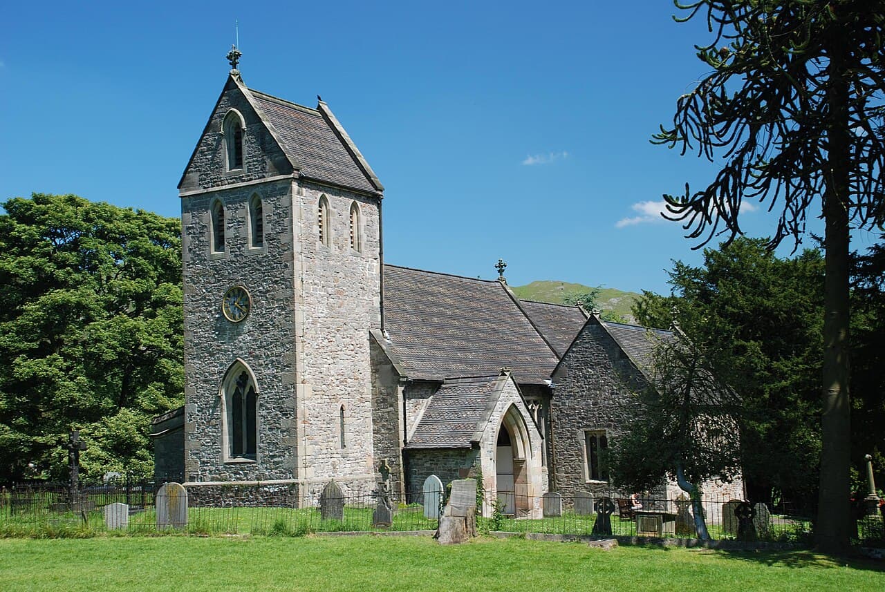 Church of the Holy Cross in Ilam, Staffordshire