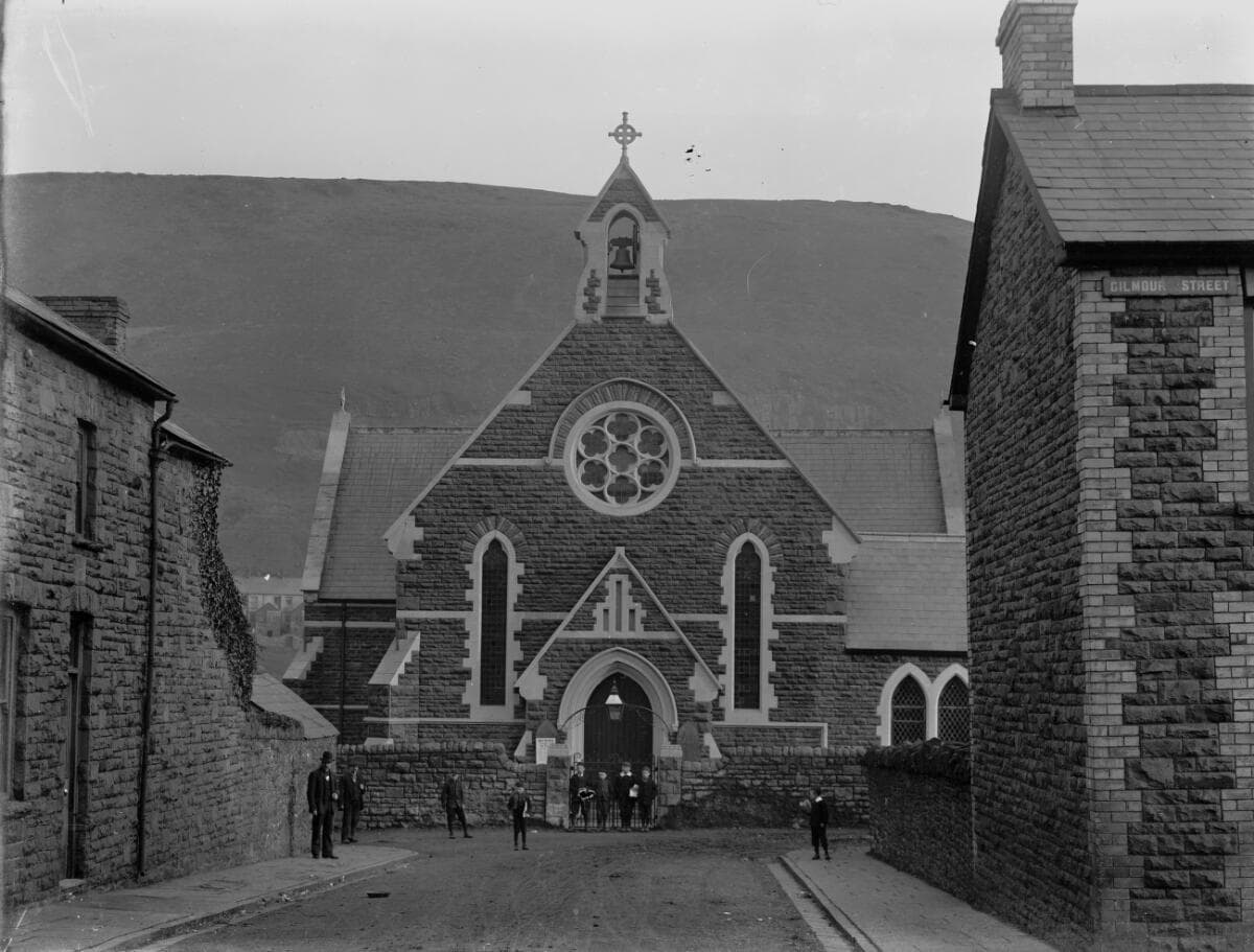 St Andrew's Church in Tonypandy, Rhondda Cynon Taf