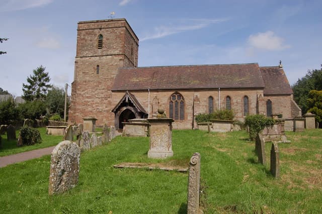 Church of St George in Woolhope, Herefordshire