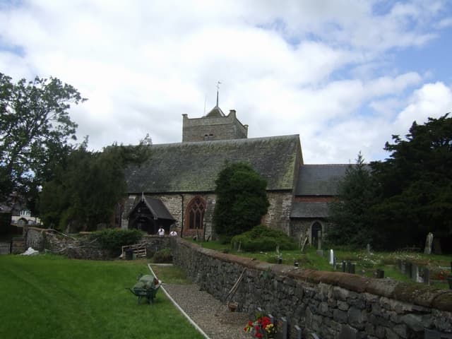 Church of All Saints in Worthen with Shelve, Shropshire