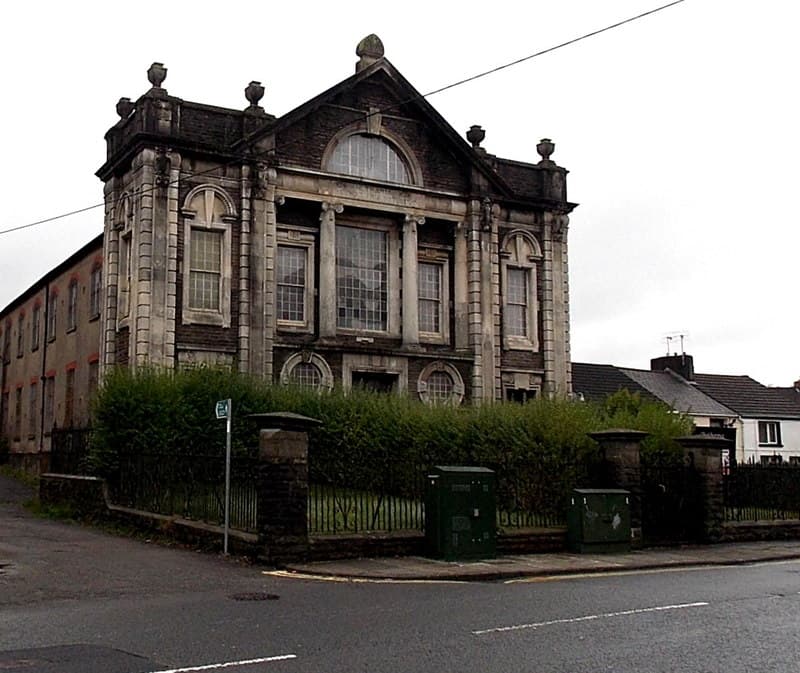 Bethania Welsh Baptist Chapel in Maesteg, Bridgend
