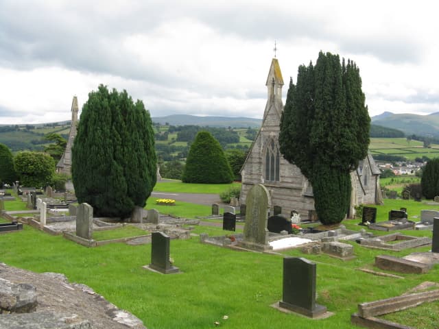 Cemetery Chapel (NW) in Brecon, Powys