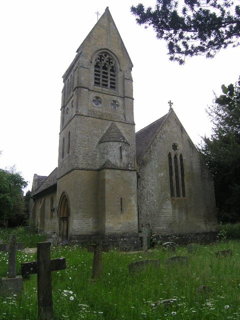 Church of St John the Evangelist in Little Tew, Oxfordshire