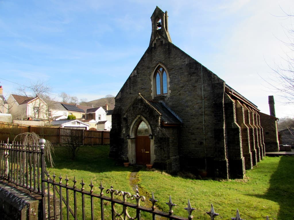 St Cadoc Church And Hall in Treharris, Merthyr Tydfil