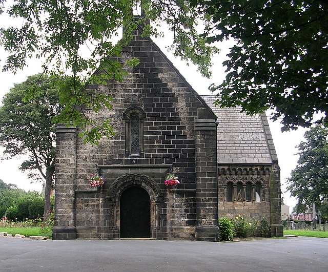 Hunslet Cemetery Chapels in Leeds, West Yorkshire