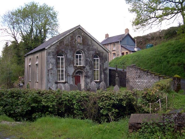 Hebron Welsh Baptist Church in Pont-Tyweli, Carmarthenshire