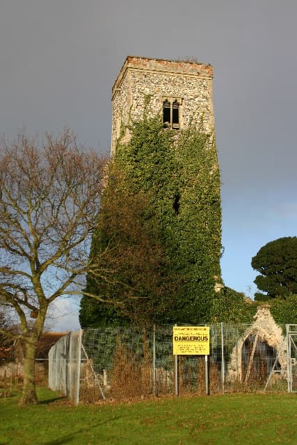 Old St Margaret's Church in Lound, Suffolk