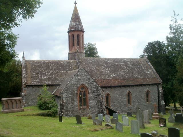 St Ffraed's Church in Tal-y-bont on Usk, Powys