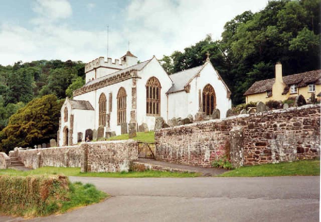 Church of All Saints in Selworthy, Somerset