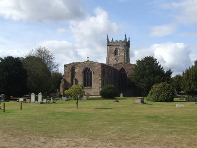 All Saints Parish Church in Burton-on-Trent, Staffordshire