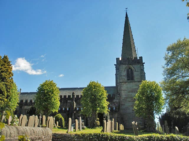 Church of St Michael and All Angels in Hathersage, Derbyshire