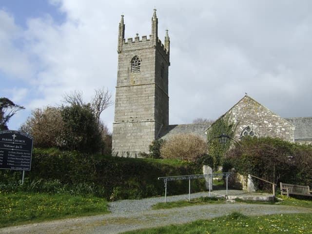 Church of Saint Maugan in Mawgan-in-Meneage, Cornwall