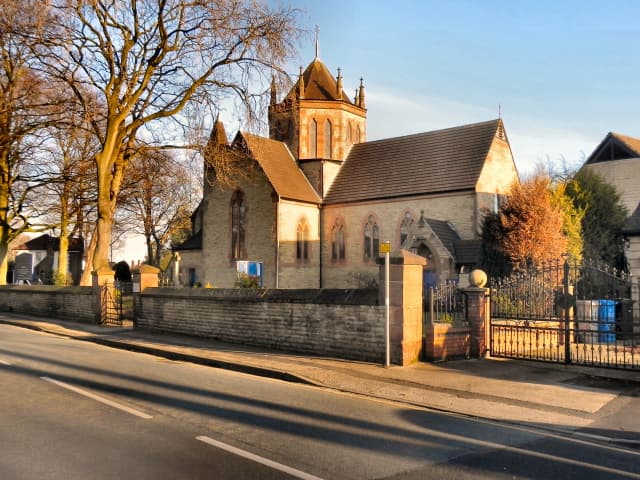 Church of St Mary The Virgin in Urmston, Greater Manchester