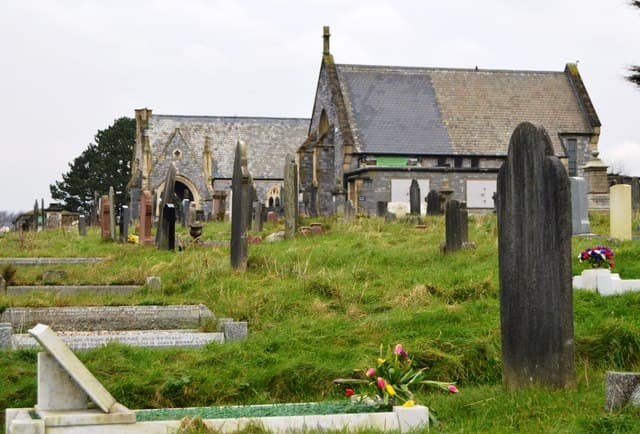 Church of England Chapel At Ford Park Cemetery in Plymouth, Devon