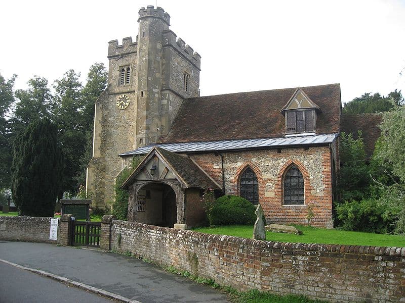 Parish church of Saint John the Baptist, Little Missenden in Amersham, Buckinghamshire