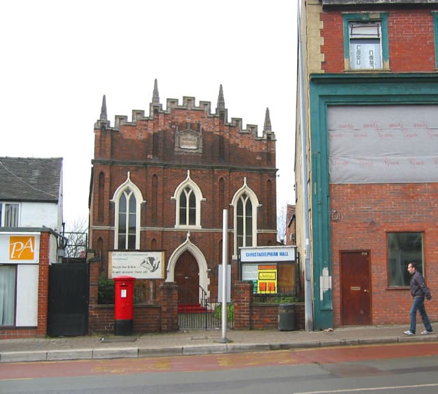 Christadelphian Hall in Crewe, Cheshire