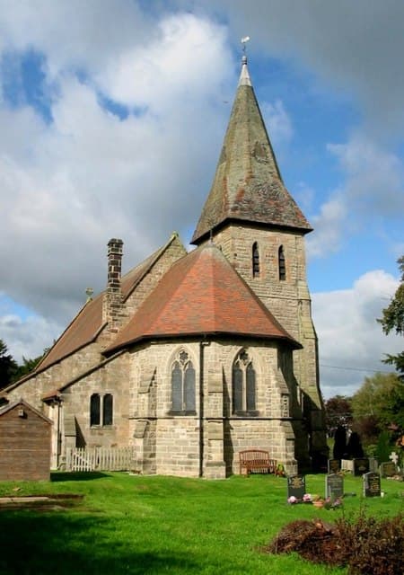 Church of St John in Kingstone, Staffordshire
