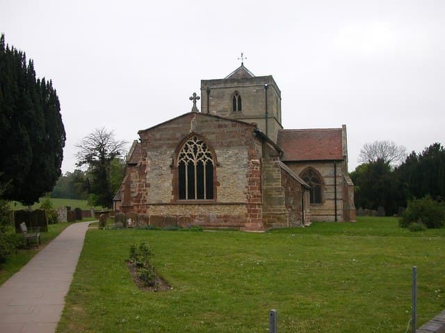 Church of St Margaret in Wolston, West Midlands