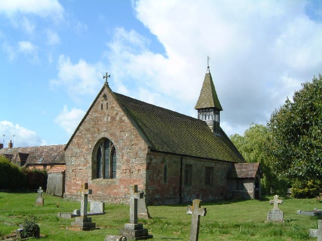Church of St Michael and All Angels, Martin Hussingtree in Worcester, Worcestershire