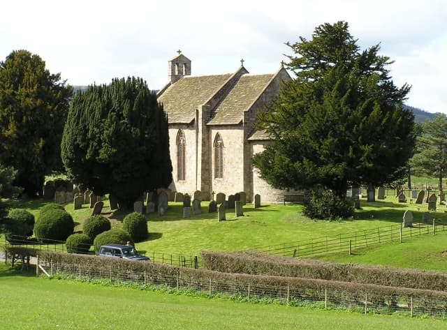 Church of St Michael and All Angels in Moccas, Herefordshire