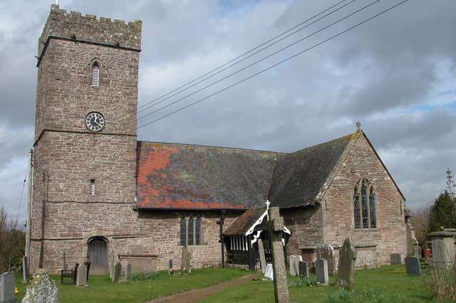Church of St Mary in King's Pyon, Herefordshire