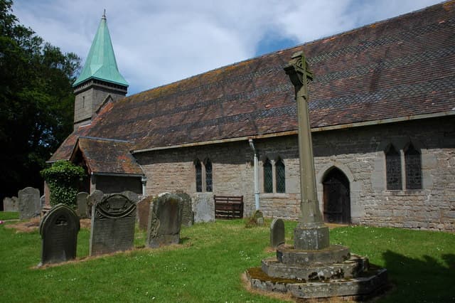 Church of St James the Great in Ocle Pychard, Herefordshire