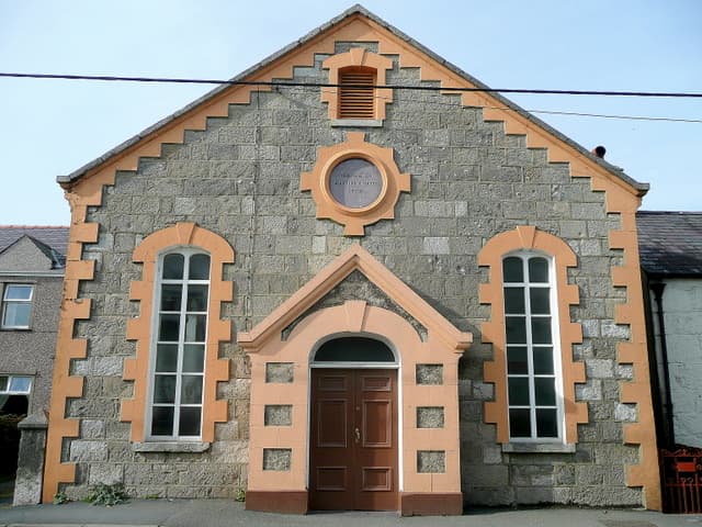 Jerusalem Welsh Baptist Church in Beaumaris, Gwynedd
