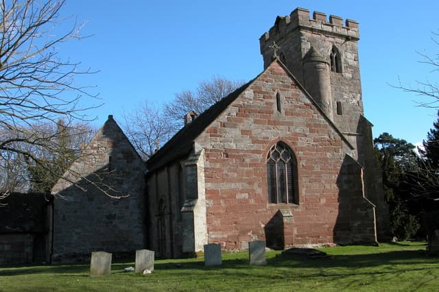 Church of St Mary, Hampton Lovett in Droitwich Spa, Worcestershire