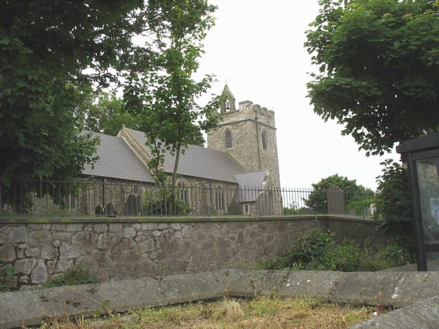 St Mary's Church in Llanerchymedd, Gwynedd