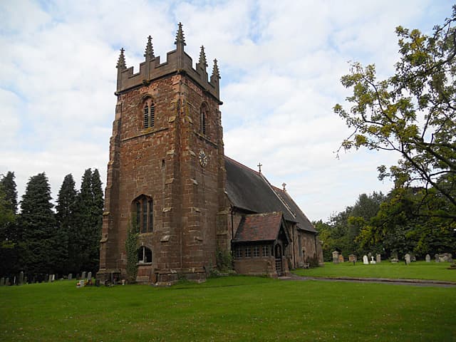 Church of St Michael and All Angels in Adbaston, Staffordshire