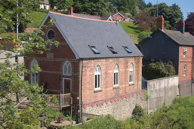 Llanfair Caereinion Baptist Chapel in Llanllwchaiarn, Powys