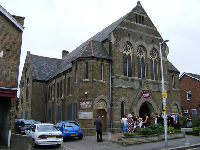 Woodford Methodist church in London, Greater London