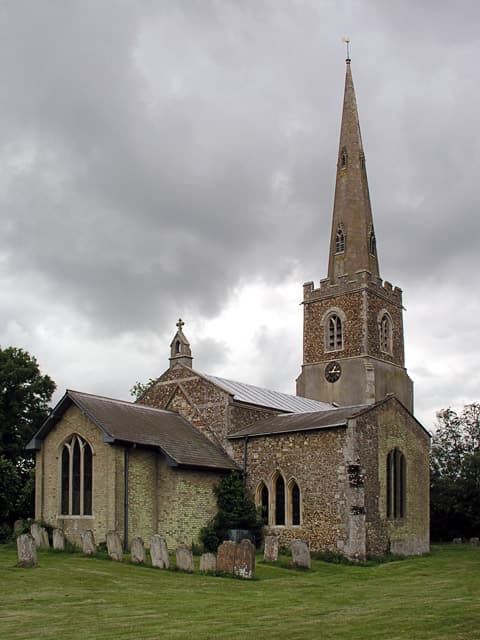 St Pandionia & St John The Baptist (Eltisley Parish Church) in St Neots, Cambridgeshire