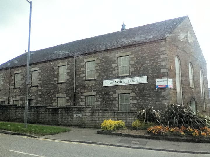 Pool Methodist Church in Pool, Cornwall