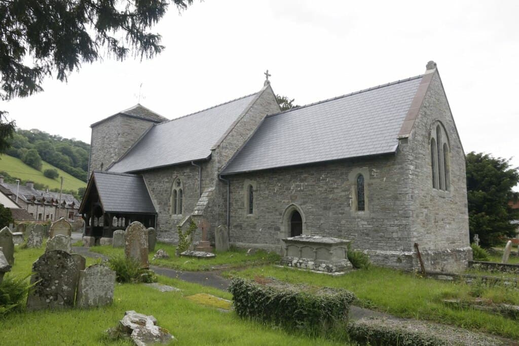 St Gwendoline's Church in Brecon, Powys