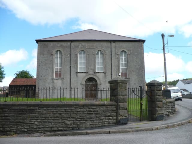 Penuel Baptist Chapel in Tredegar, Caerphilly