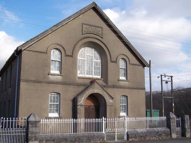 Zoar Independent Chapel in Aberdare, Rhondda Cynon Taf
