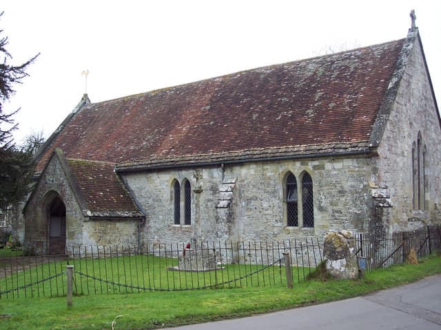 Church of St Edward in Teffont, Wiltshire