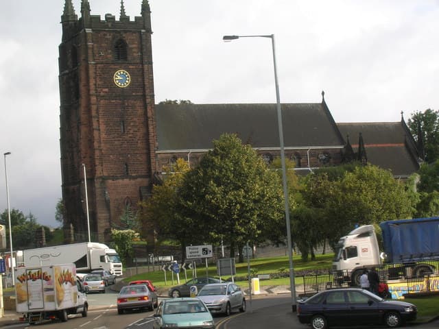 Church of St Giles in Newcastle-under-Lyme, Staffordshire