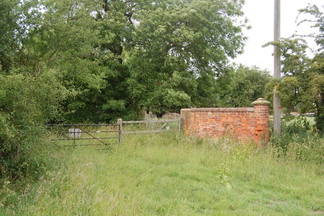 Site of Old St Mary's Church in Bradfield, Essex