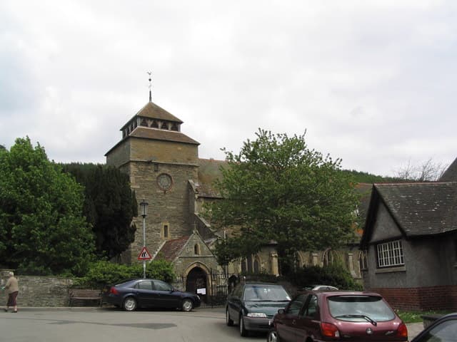 St Edward's Church in Knighton, Powys