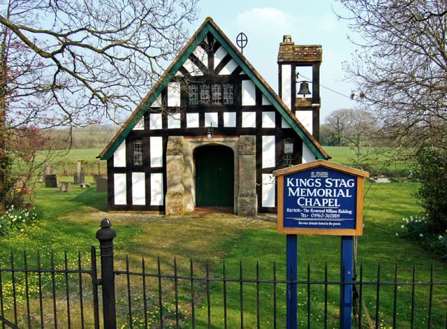 King's Stag Memorial Chapel in Lydlinch, Dorset