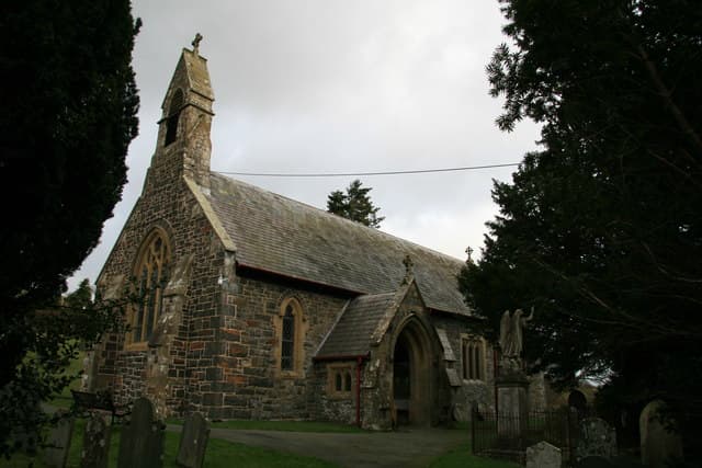 All Saints Church in Mochdre, Powys