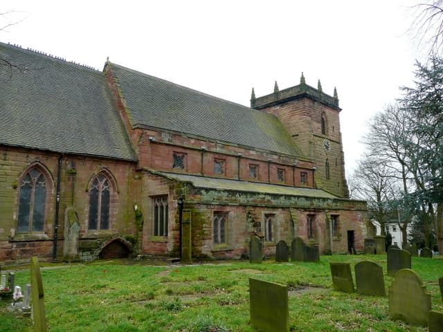 Church of St James in Bignall Eng, Stoke on Trent, Staffordshire