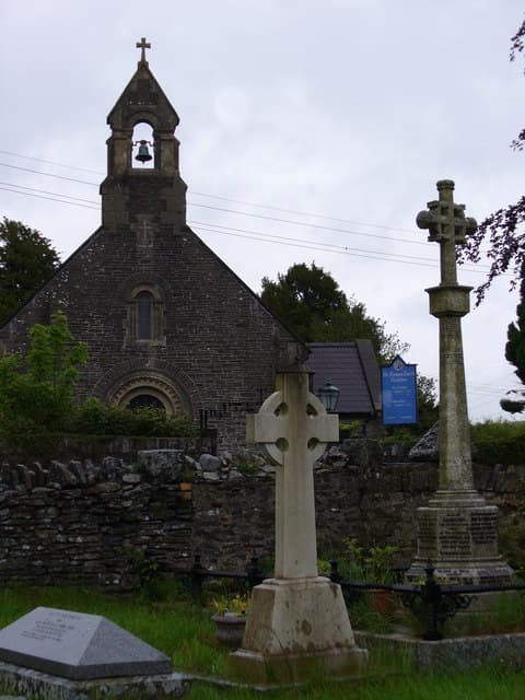 St Mabon's Church in Llanfabon, Caerphilly