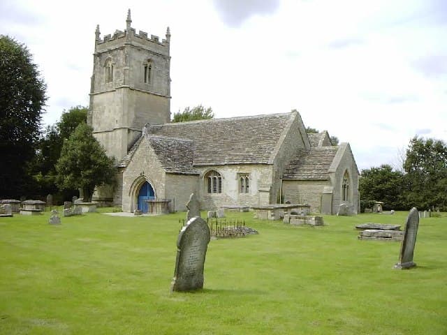 Church of the Holy Cross in Hankerton, Gloucestershire