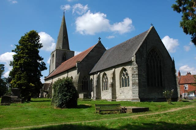 Church of St Mary Magdalene in Tanworth-in-Arden, West Midlands