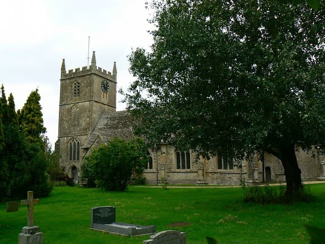 Church of All Saints in Christian Malford, Wiltshire