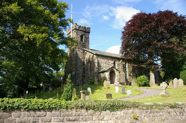 Church of St John Evangelist in Aighton, Bailey and Chaigley, Lancashire