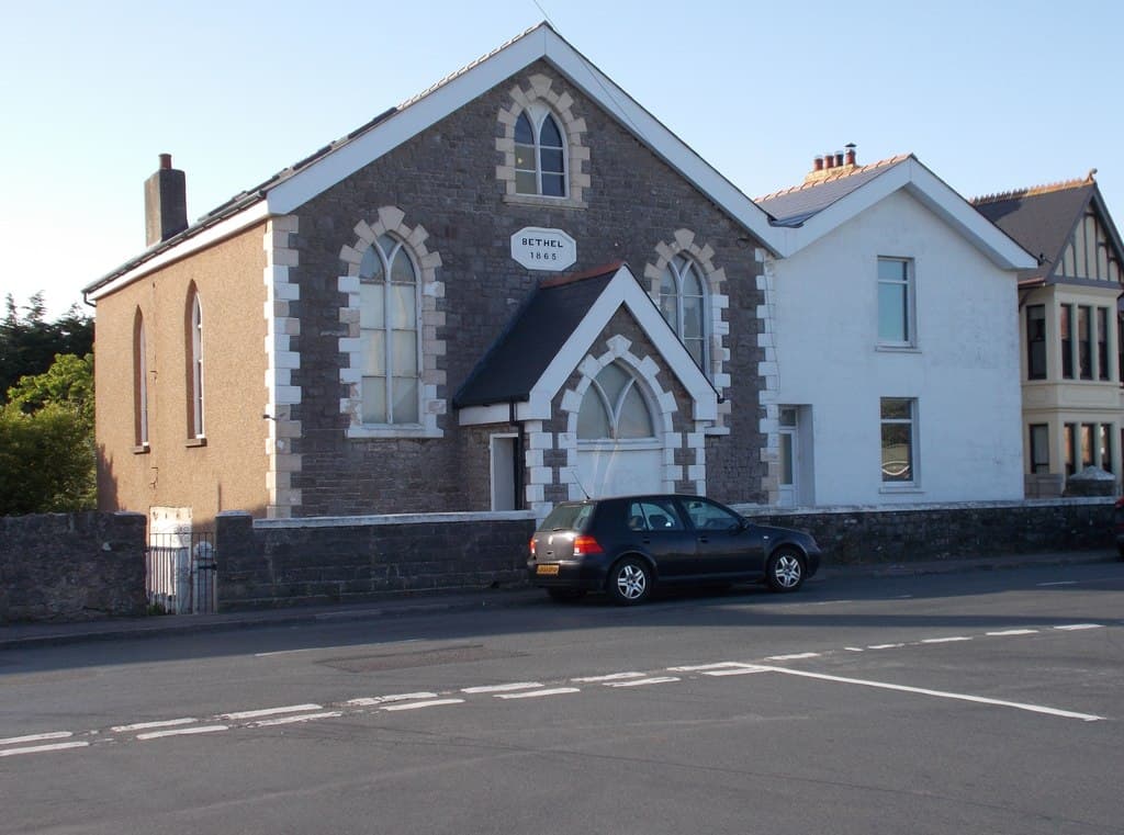 Bethel English Calvinistic Methodist Chapel in Porthcawl, Bridgend